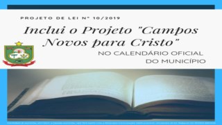 Projeto de Lei do Legislativo n° 10/2019